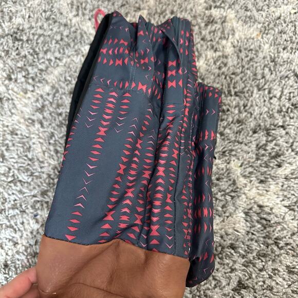 Jansport Cool Student Backpack Gray Pink Triangle Geo Print - Picture 7 of 14